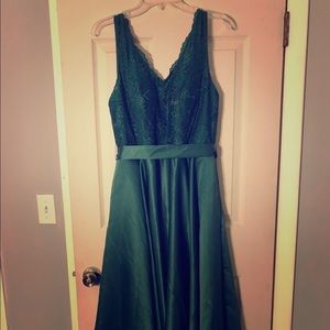 Bridesmaid Dress (Dark Green)